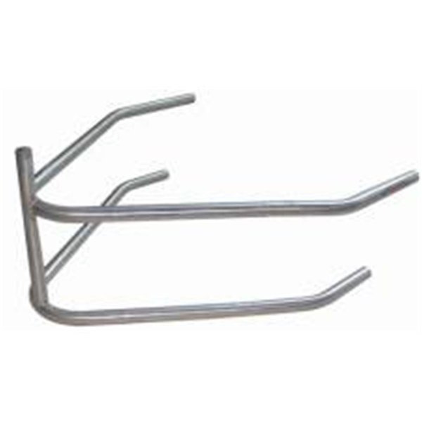 Power House Sprint Car Stainless Steel Lightweight Rear Bumper with Post No Diagonal Brace; Polished PO1387001